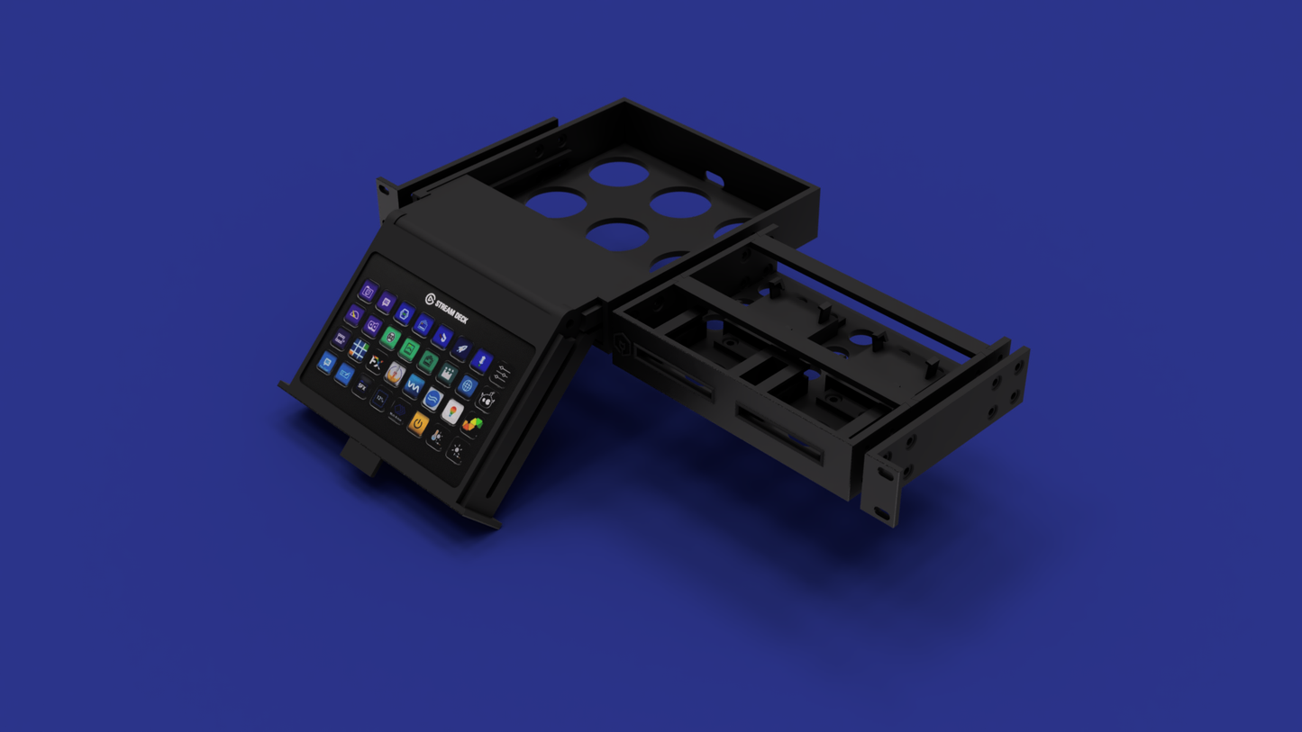 Streamdeck XL + Dual SSD Mount