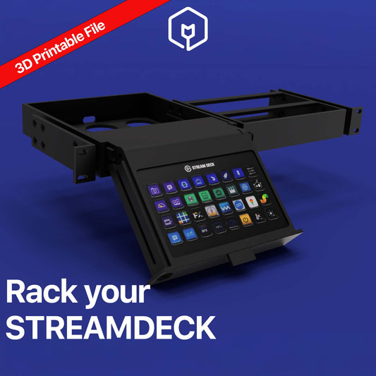 Streamdeck XL Bundle 2 -Blankplate - PRINT FILE DOWNLOAD