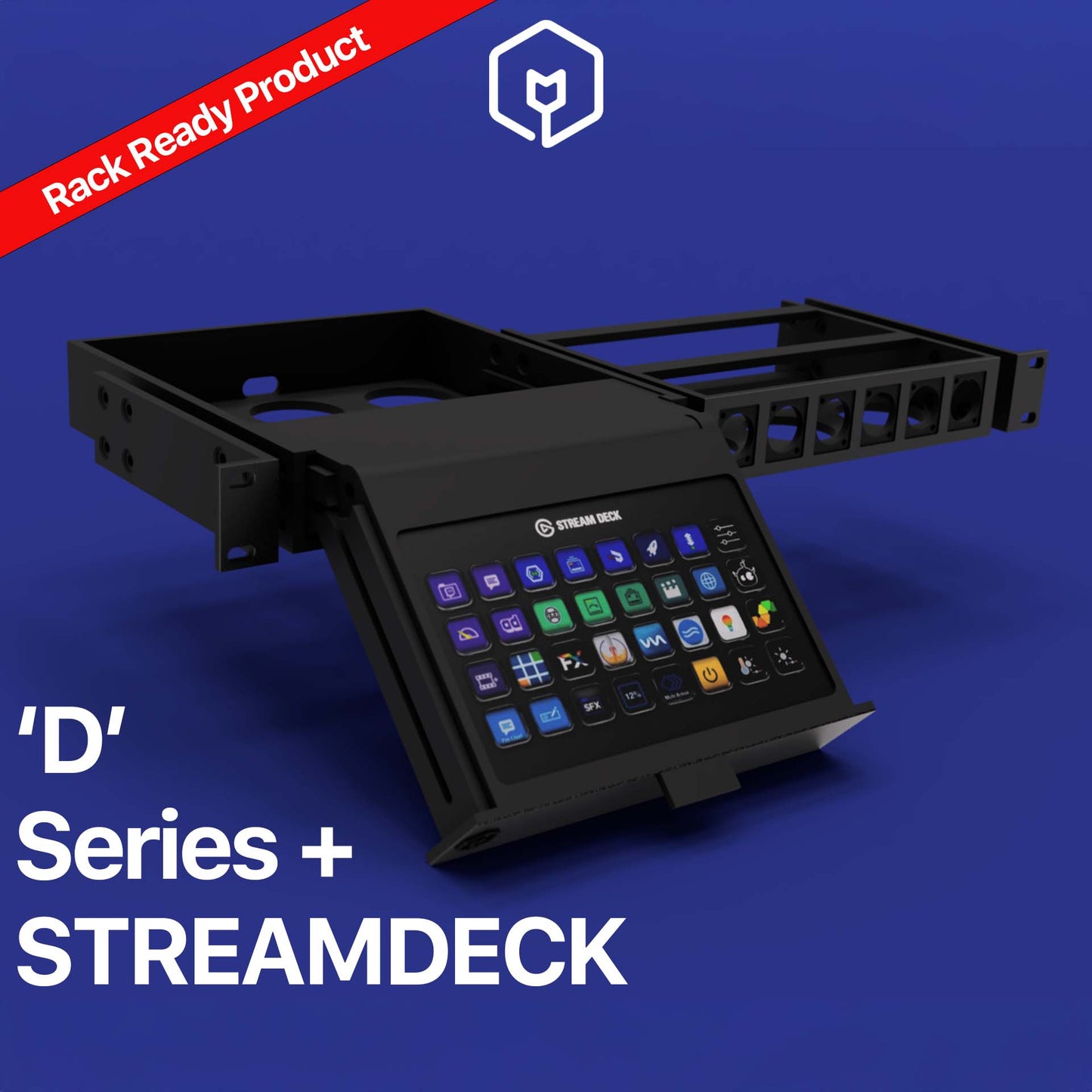 Streamdeck XL Bundle 4 + D-Series Mount